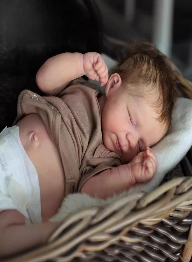 MAIHAO Realistic Reborn Baby Dolls Boy Lifelike Baby Dolls 19-Inch Reborn Doll Boy Vinyl Body Sleeping Newborn Real Life Baby Gifts/Toys for Collection & Kids Age 3+ - Image 4